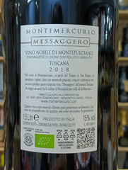 Nobile di Montepulciano Magnum Messaggero 2018 Montemercurio