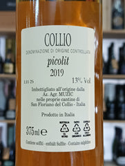 Picolit 2019 Collio DOC Muzic (Astucciato)