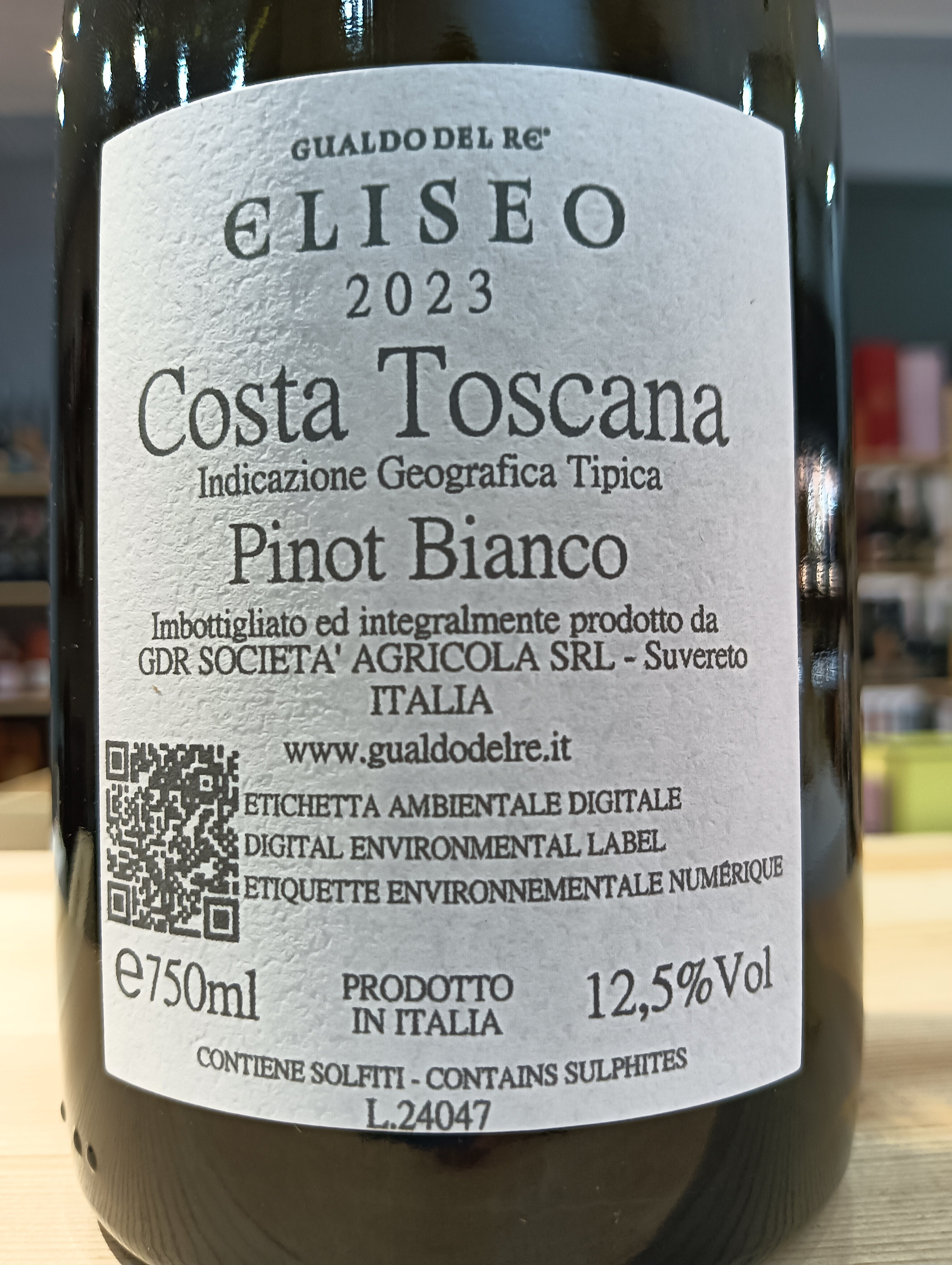 Pinot Bianco Eliseo 2023 - Gualdo Del Re