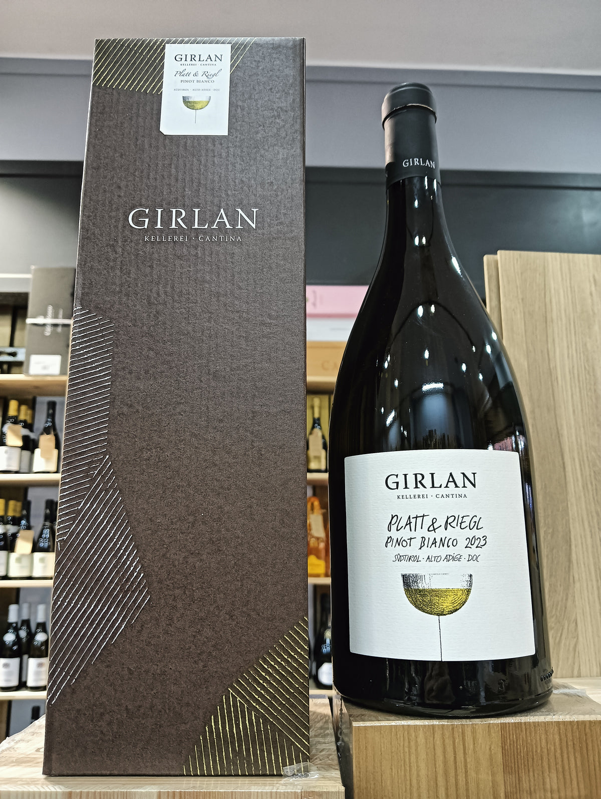 Pinot Bianco Magnum Platt & Riegl 2023 (Astucciato) - Girlan