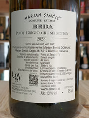 Pinot Grigio Ramato Cru Selection Brda 2023 Marjan Simcic