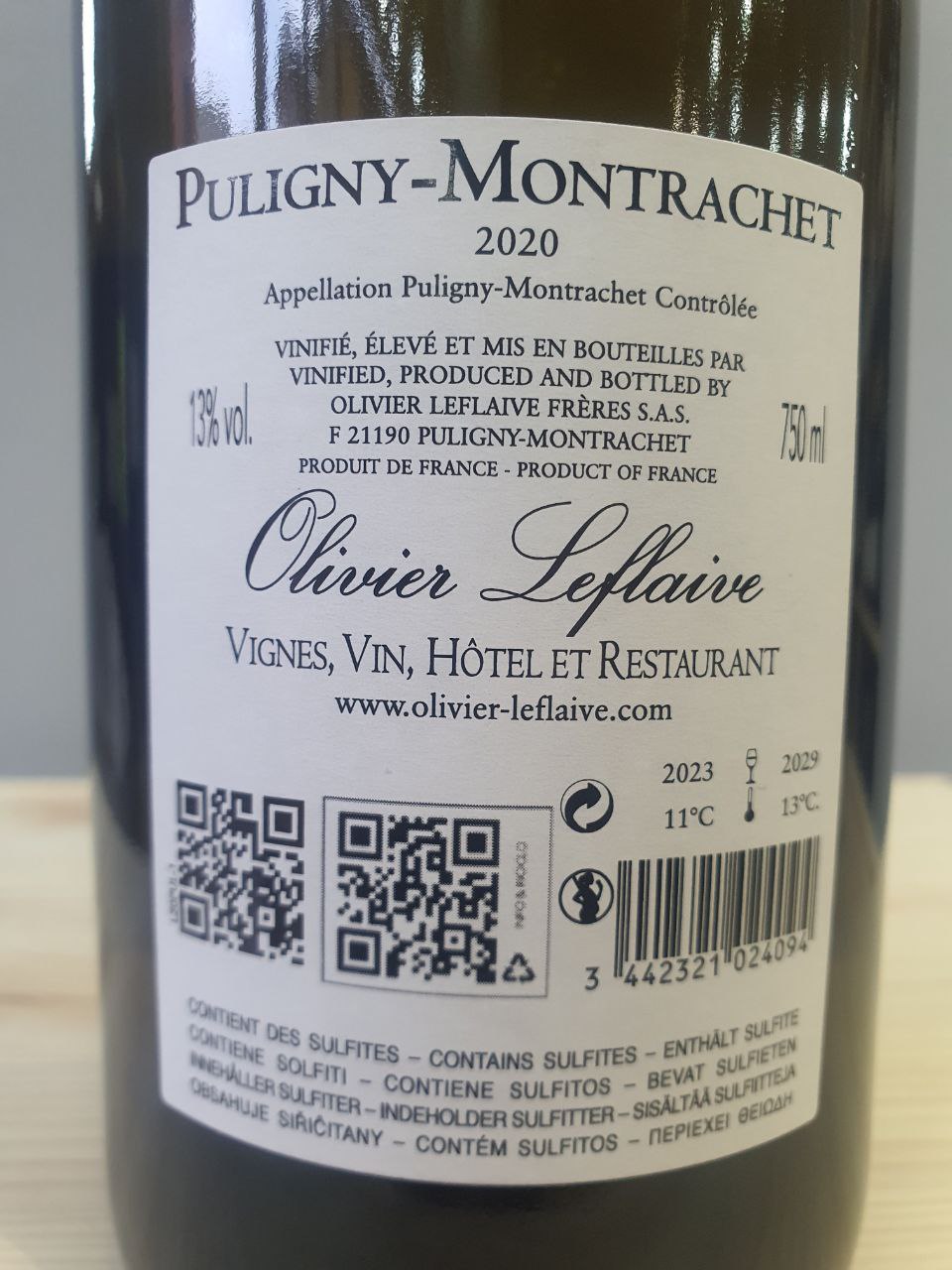 Puligny-Montrachet 2020 - Olivier Leflaive