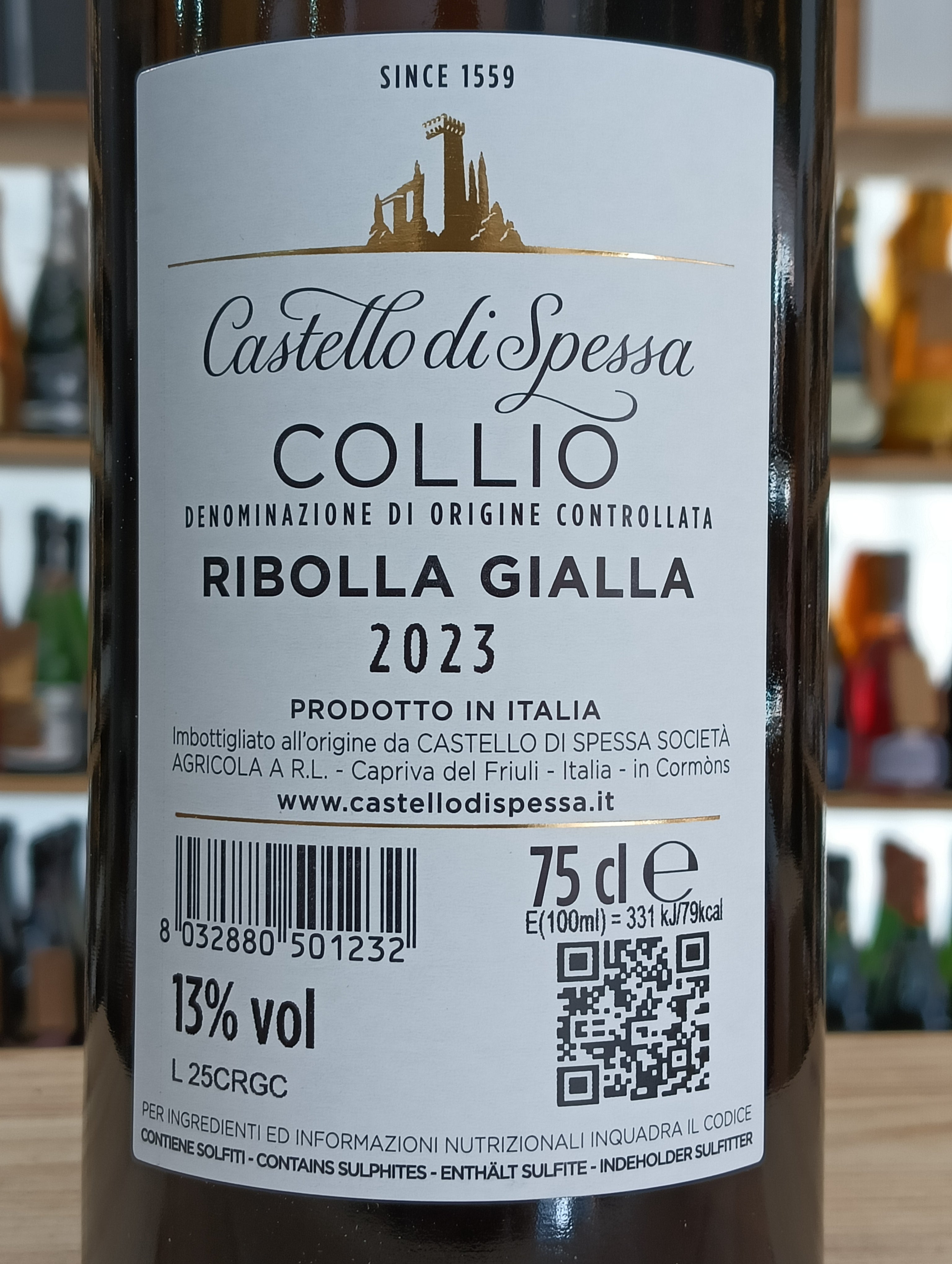 Ribolla Gialla "Yellow Hills" 2023 Collio DOC - Castello di Spessa