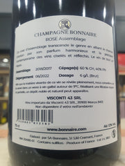 Champagne Rosé Assemblage Brut - Bonnaire