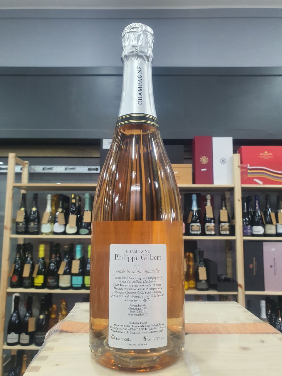 "La Bonne Nouvelle" Champagne Rosé Cuvée Philippe Gilbert