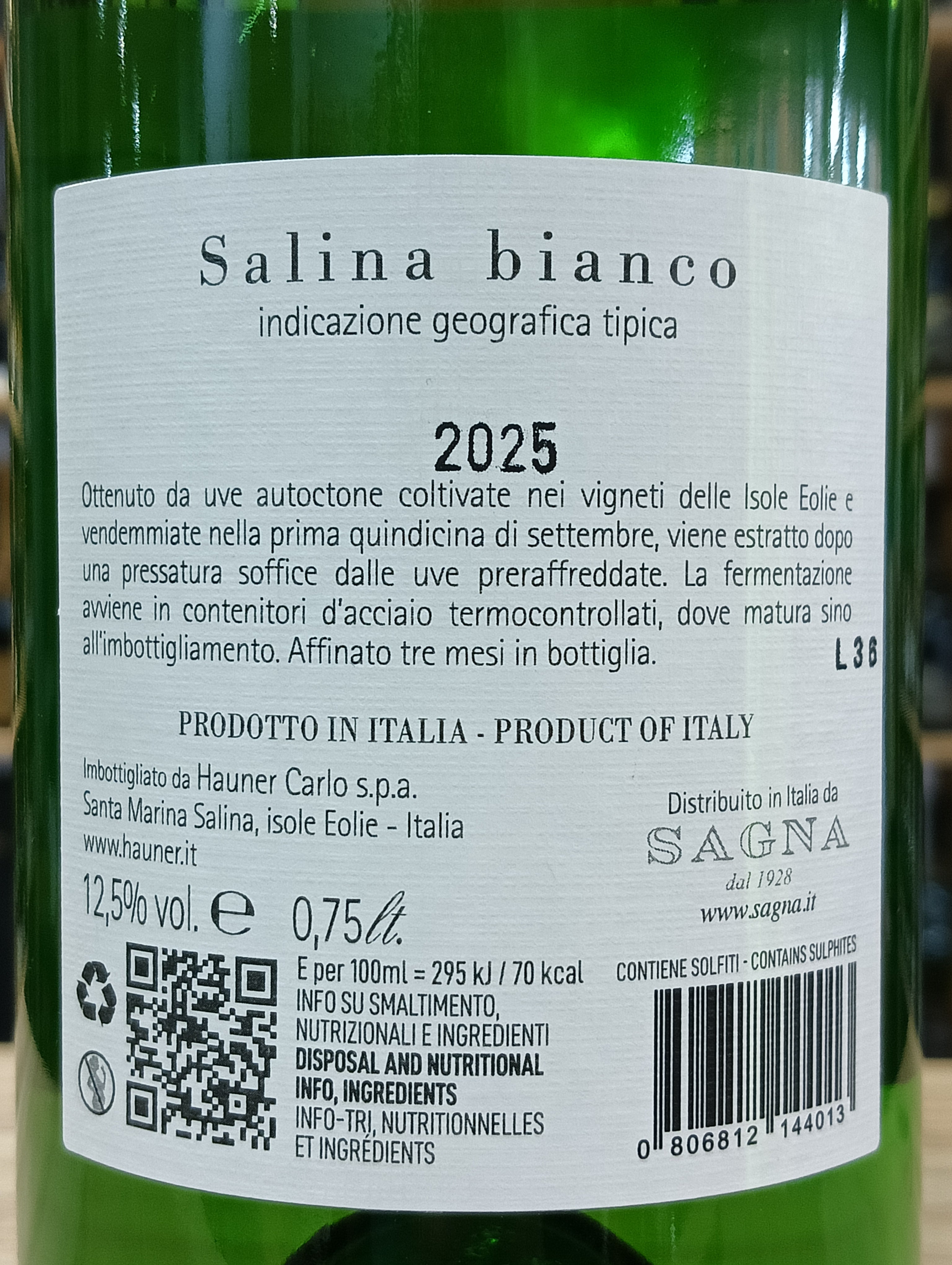 Salina Bianco IGT 2025 Hauner