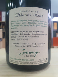 Champagne "Sauvage" Brut Nature - Delouvin Nowack
