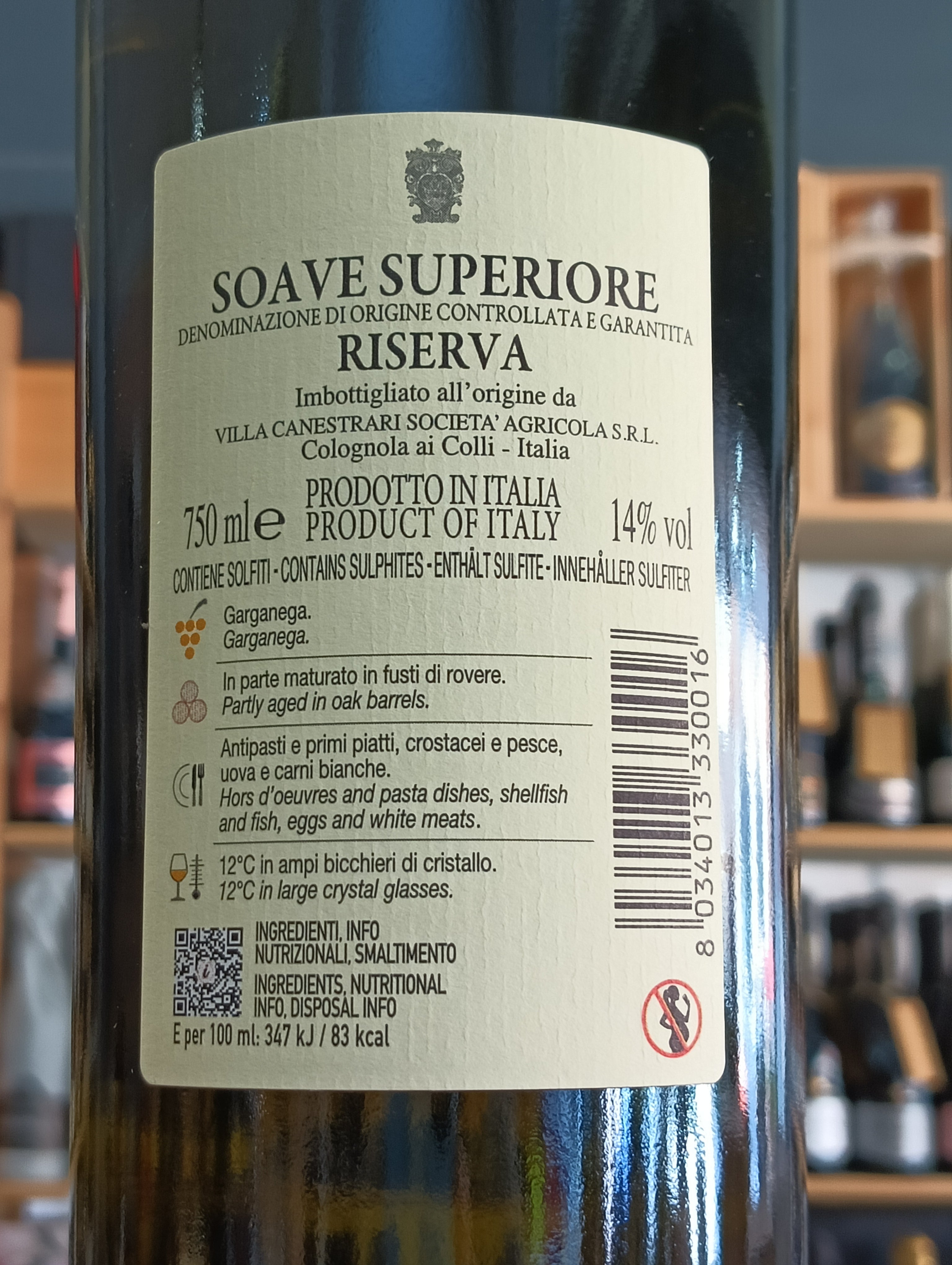 Soave Superiore DOCG Riserva 2024 Villa Canestrari
