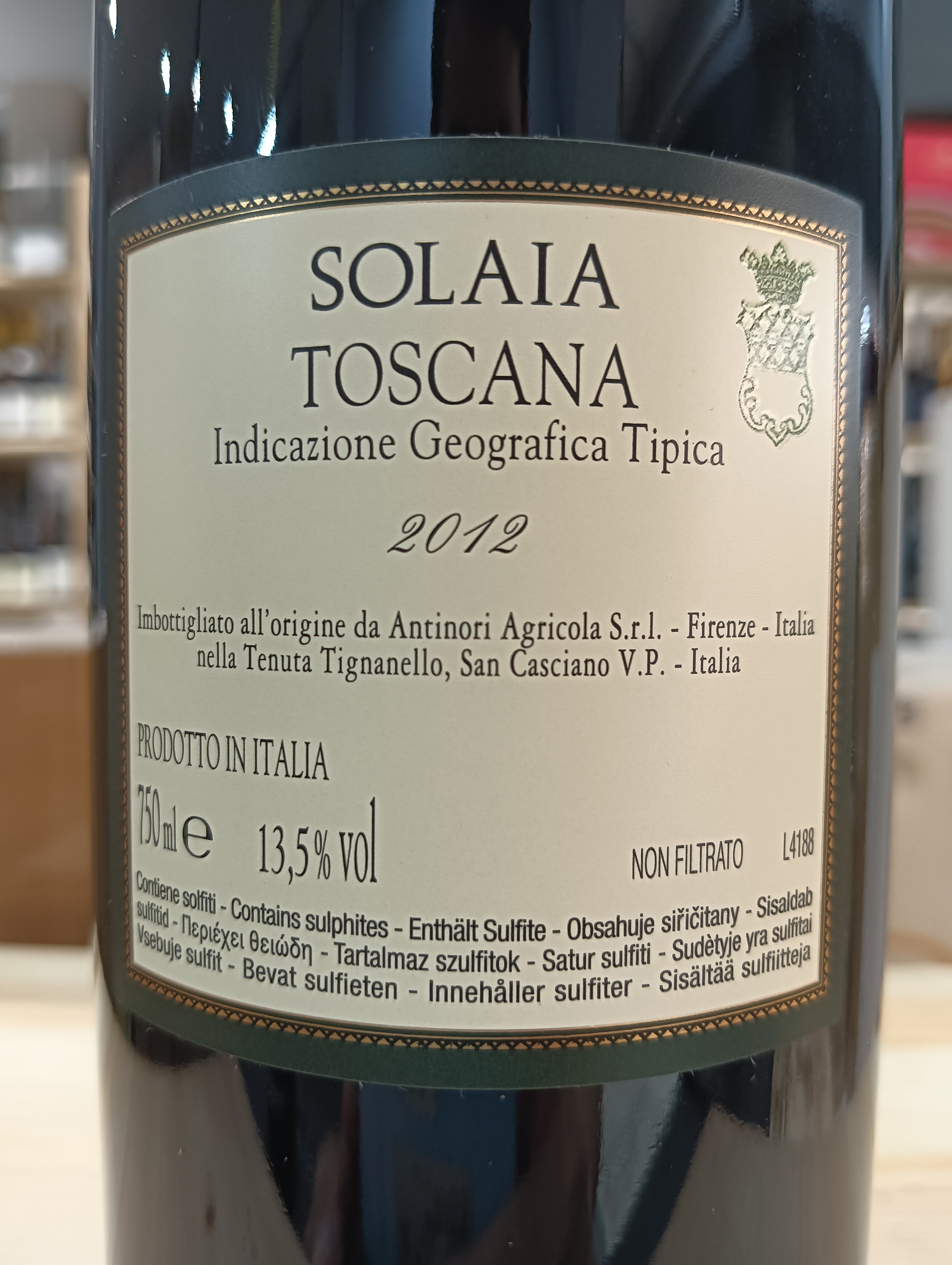 Solaia 2012 Marchesi Antinori