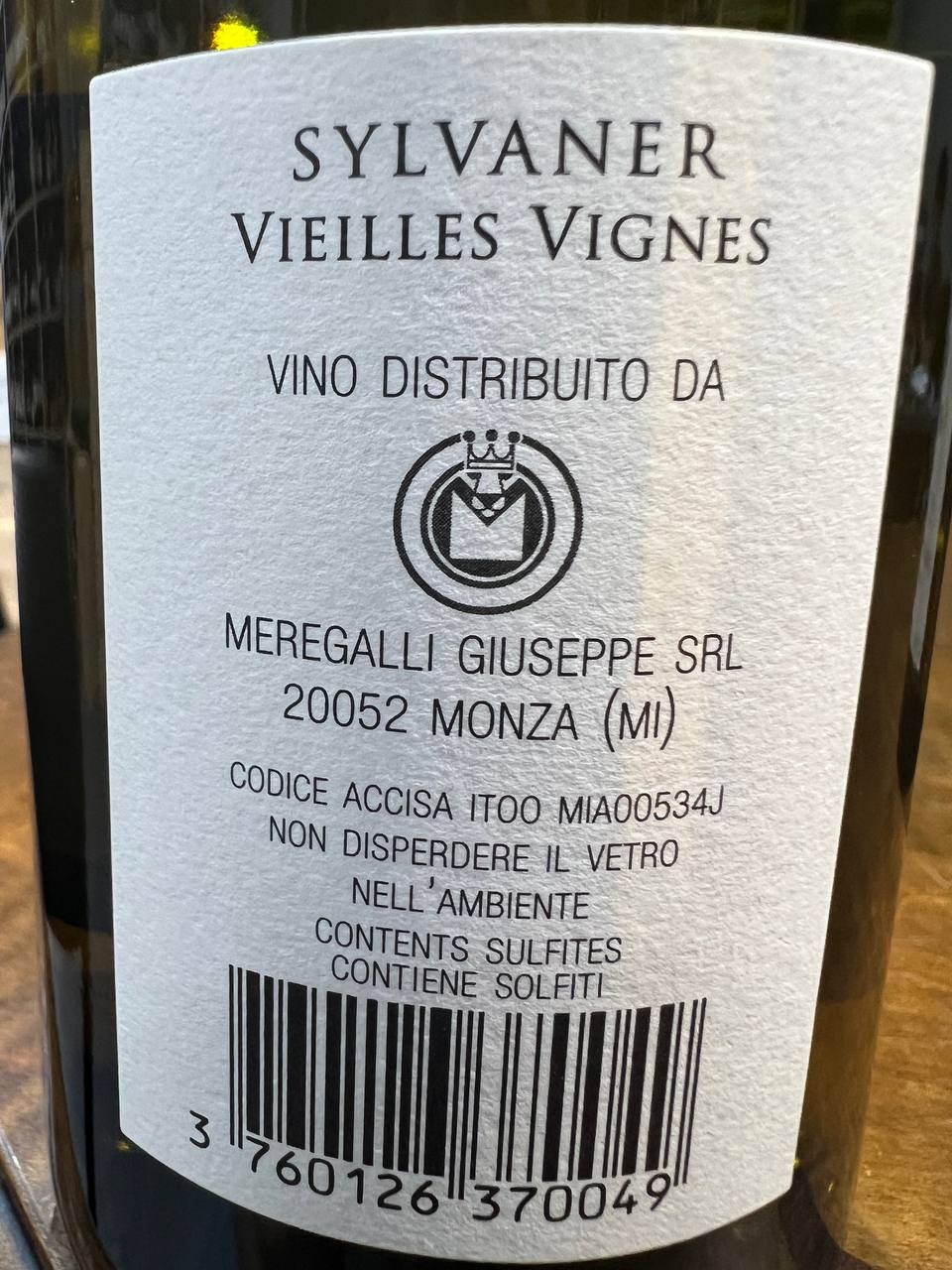 Sylvaner Vieilles Vignes 2023 - Gruss