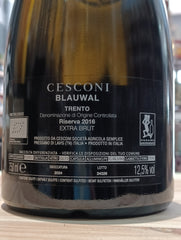 Trento DOC Der Blauwal Riserva 2016 Extra Brut Cesconi
