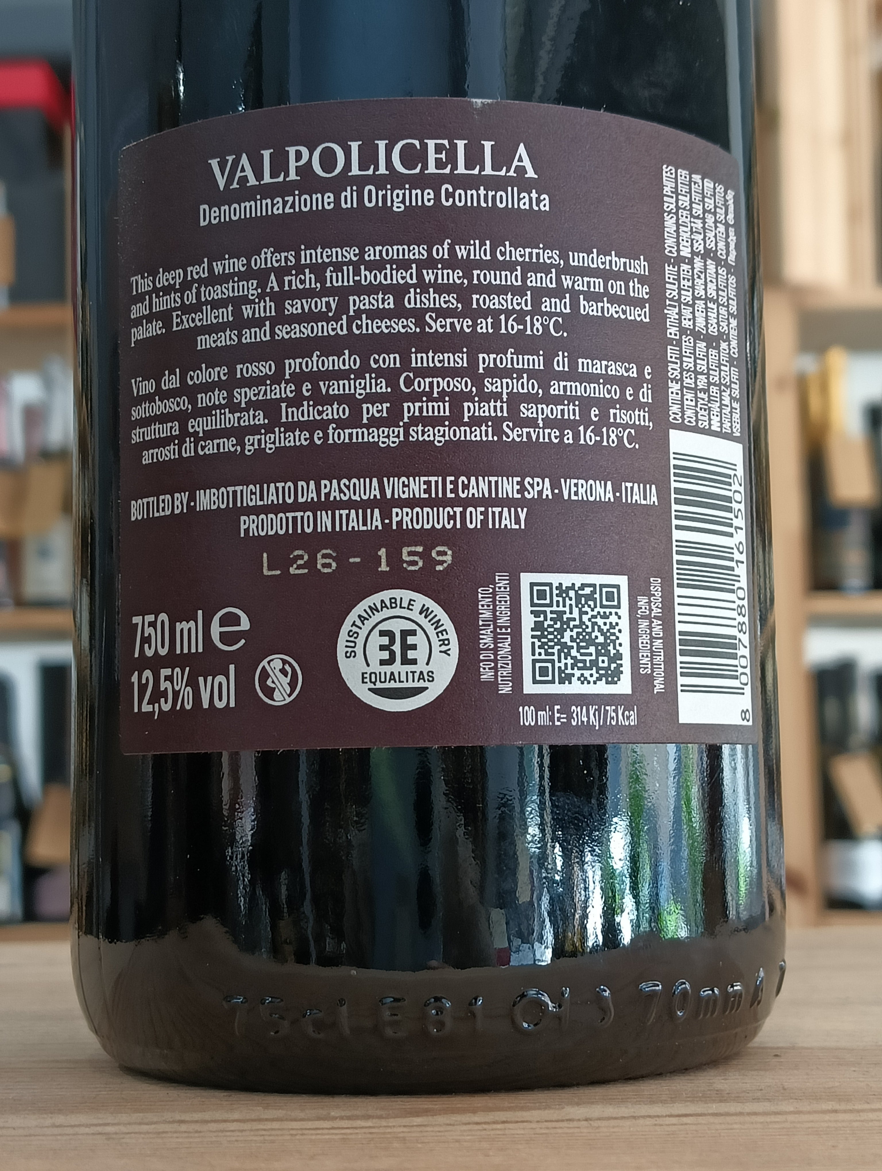 Valpolicella DOC 2025 Pasqua
