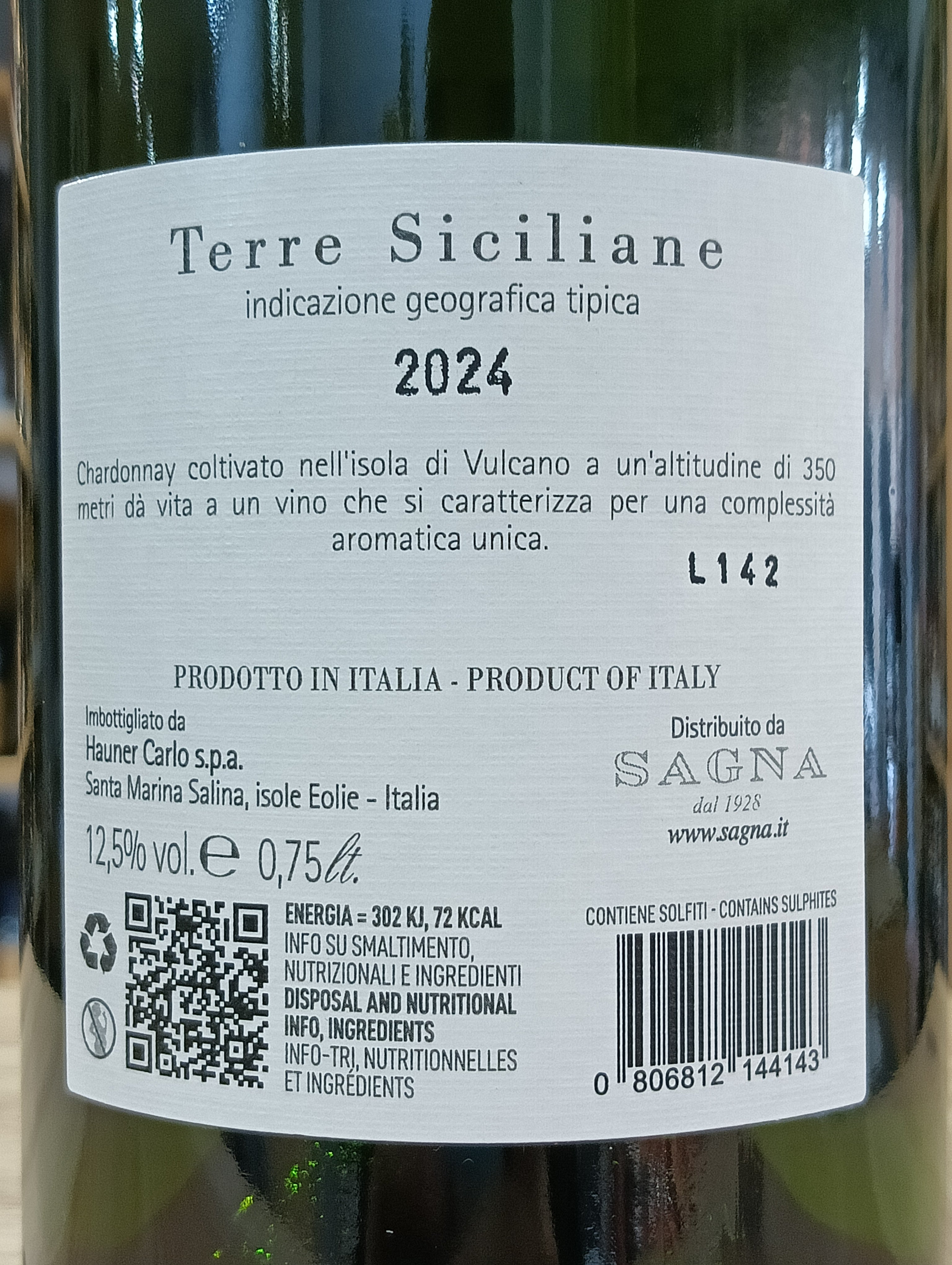 Vulcanobianco 2024 Terre Siciliane IGT Hauner
