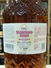 Whisky Segretario di Stato - Poli (Astucciata)