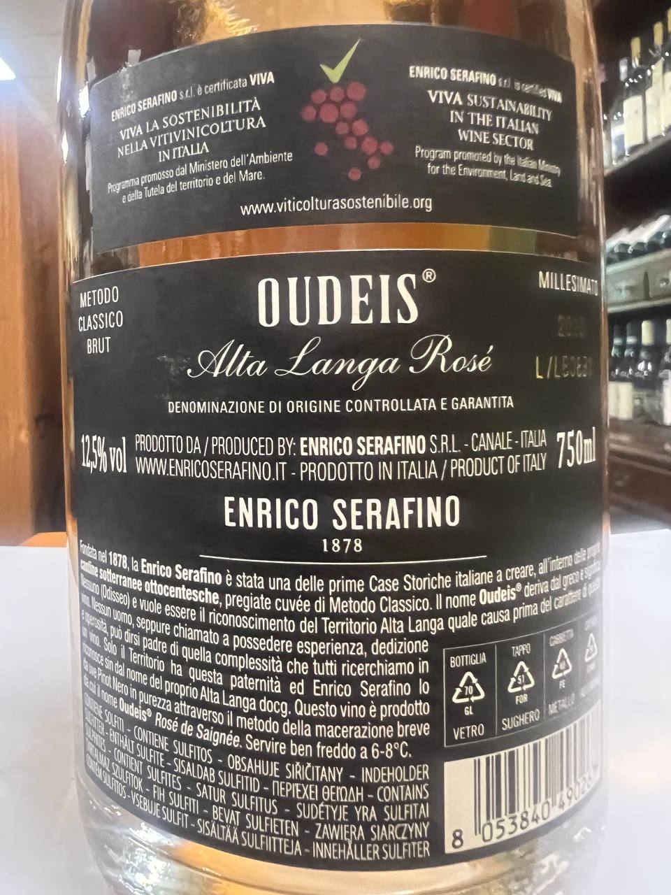 Oudeis Rosé De Saignée 2019 Alta Langa Enrico Serafino