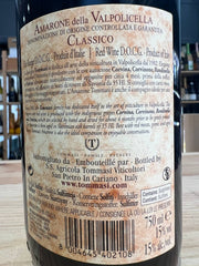 Amarone Classico Della Valpolicella Tommasi 2019
