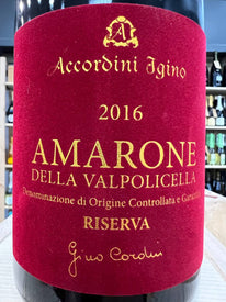 Amarone Della Valpolicella Riserva 2016 - Accordini Igino