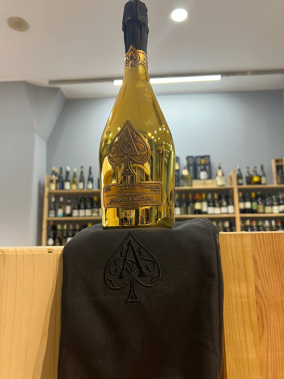 Armand De Brignac Gold Champagne Brut- Velvet Bag