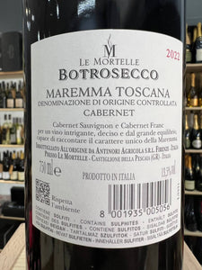 Cabernet Botrosecco 2022 Le Mortelle - Maremma Toscana DOC