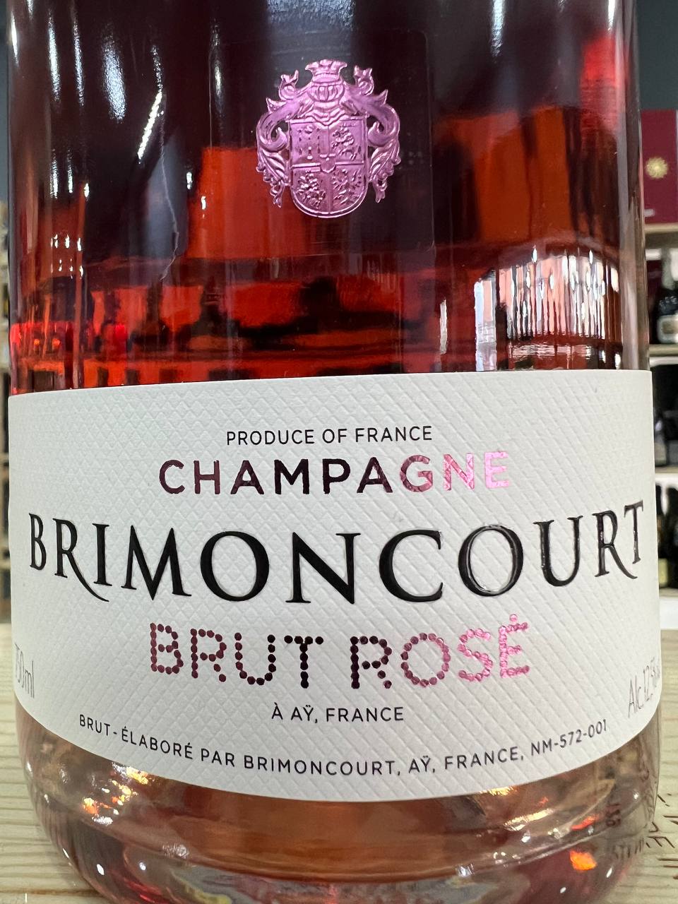 Champagne Brut Rosé Brimoncourt