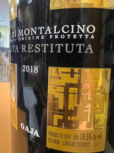 Pieve Santa Restituta 2018 Gaja Brunello di Montalcino