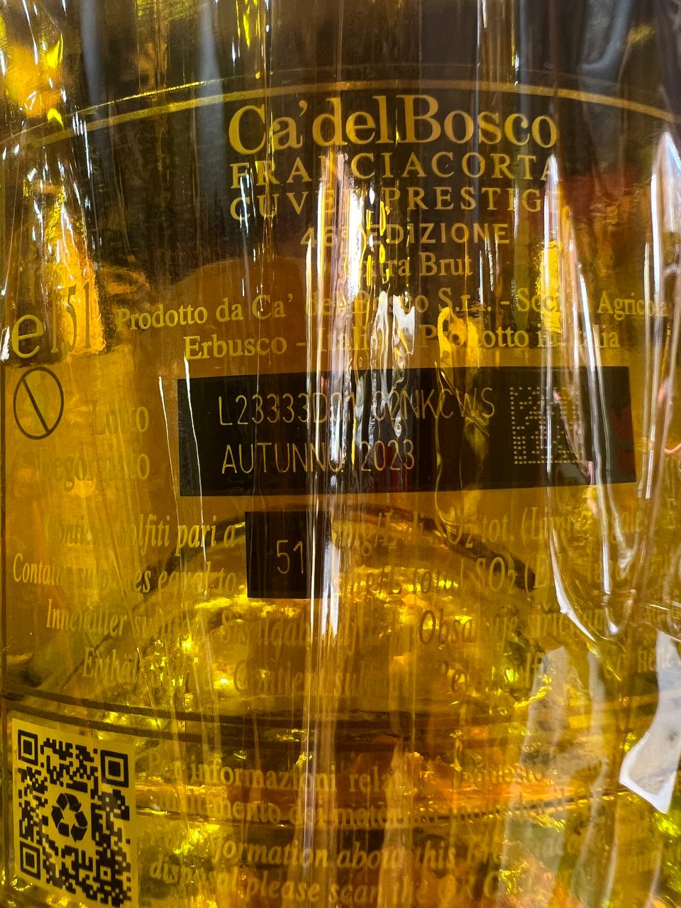 Cuvée Prestige Cà del Bosco Magnum 46° edizione