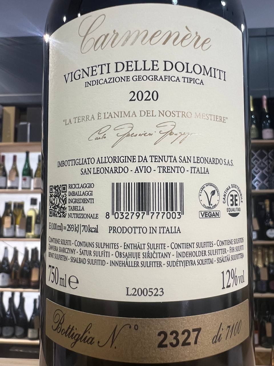 Carmenere 2020 Tenuta San Leonardo