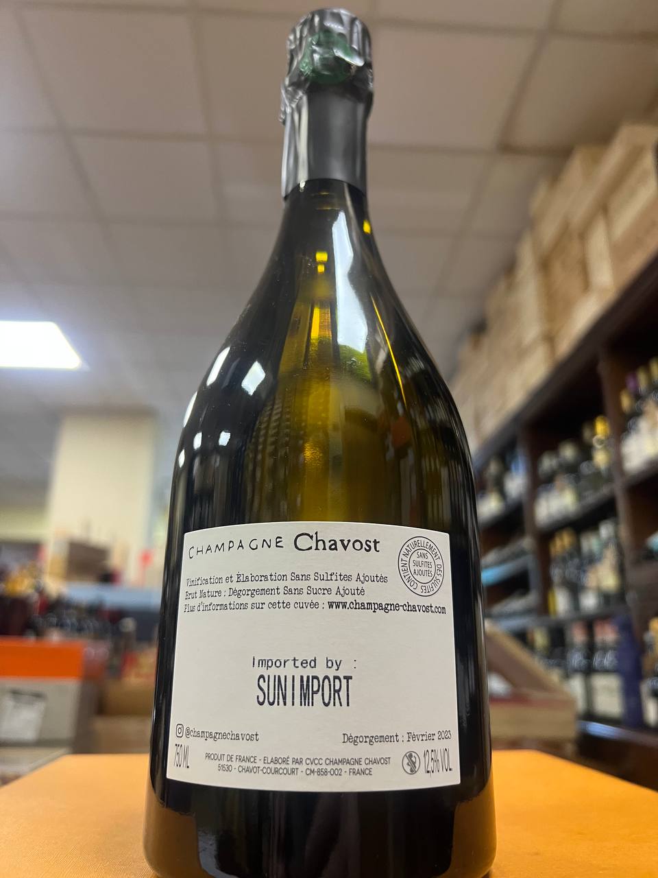 Champagne Chavost Blanc d’Assemblage Brut Nature