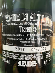 LeVide Brut Cime di Altilia Trento DOC 2019