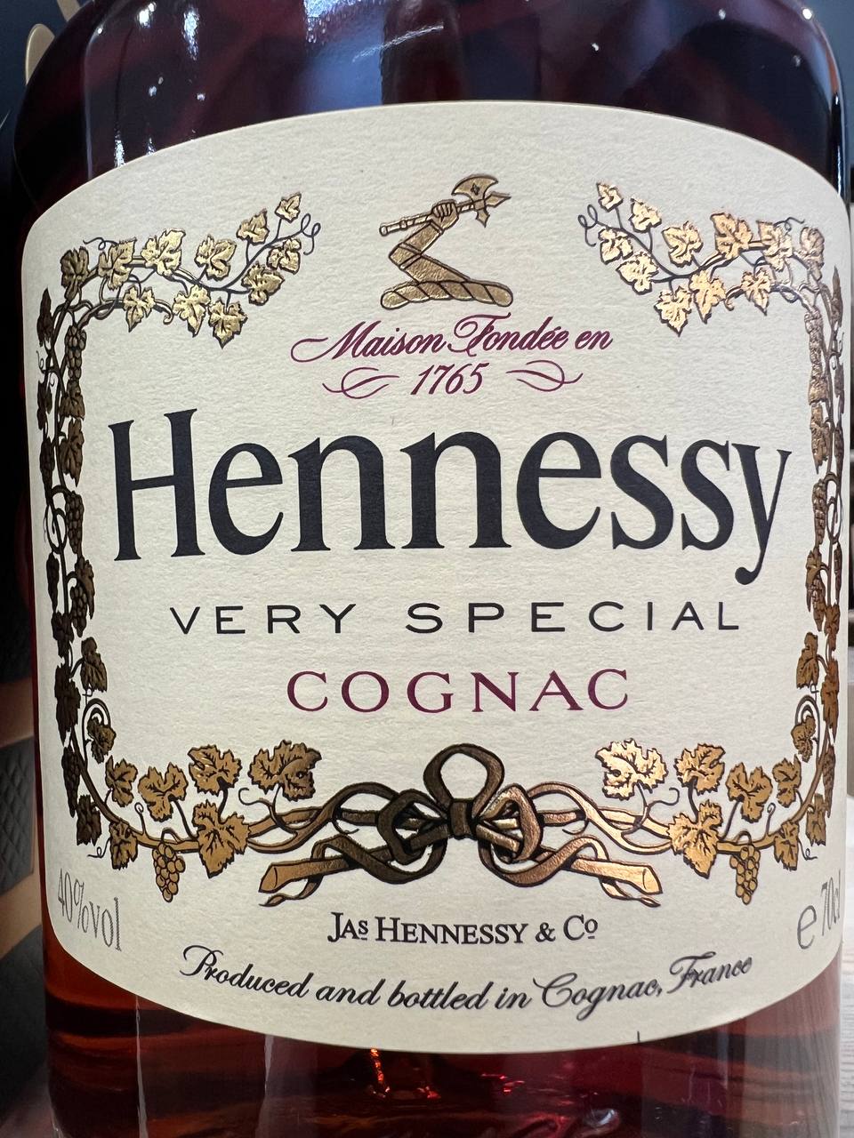 Cognac Hennessy V.S. (Con Astuccio)