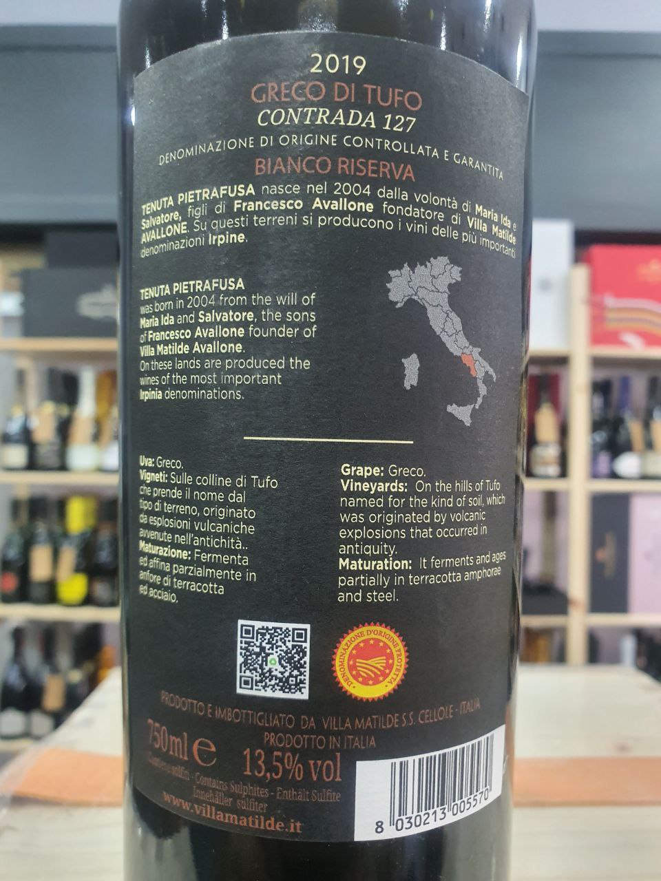 Contrada 127 Greco di Tufo 2019 - Villa Matilde