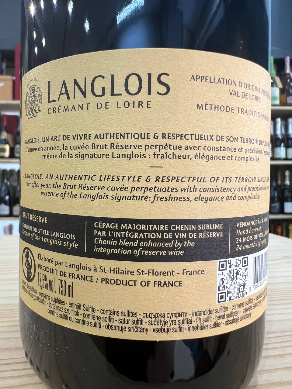 Crèmant De Loire Langlois Brut Rèserve