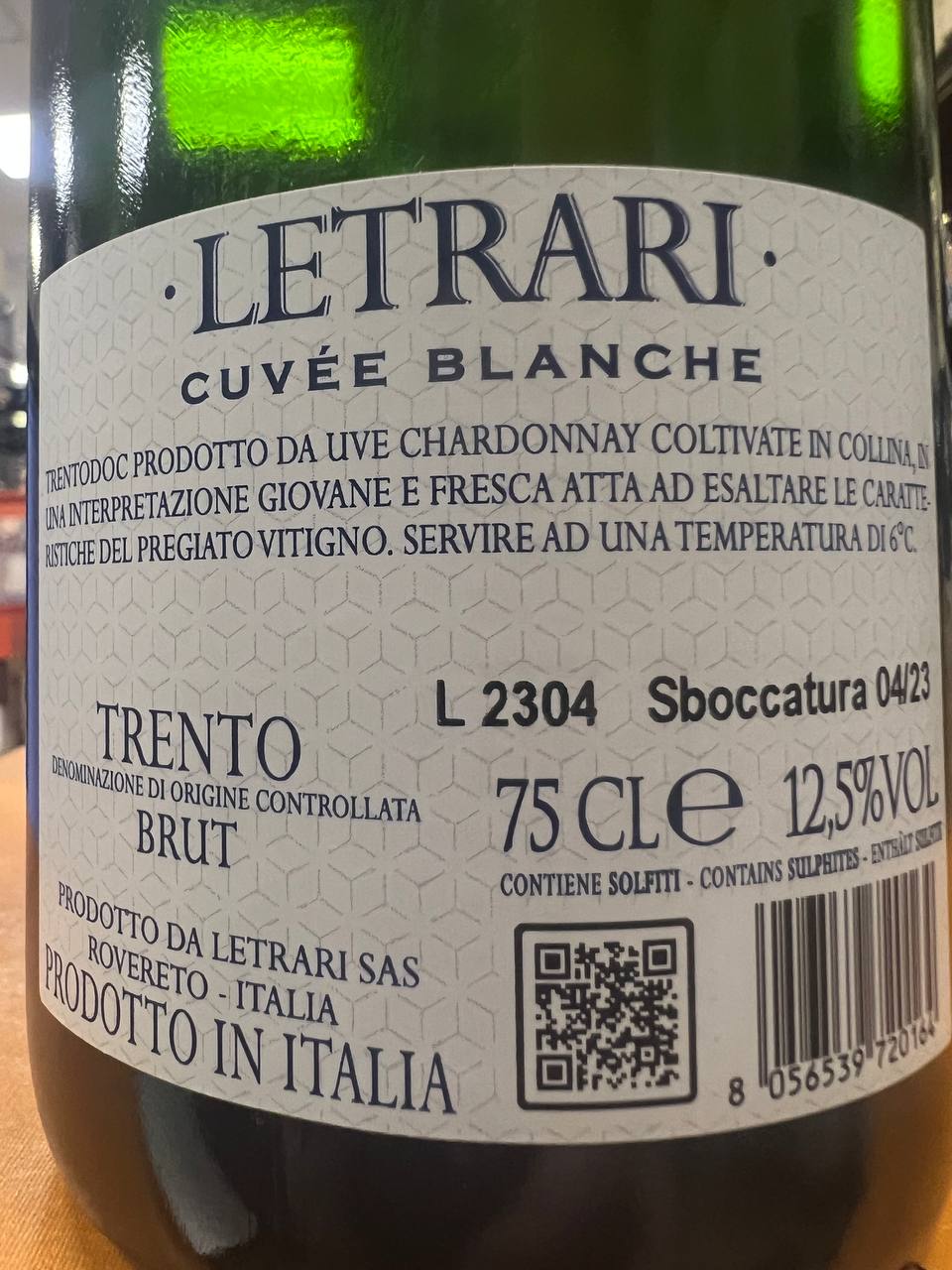 Cuvée Blanche Letrari - Brut Trento DOC