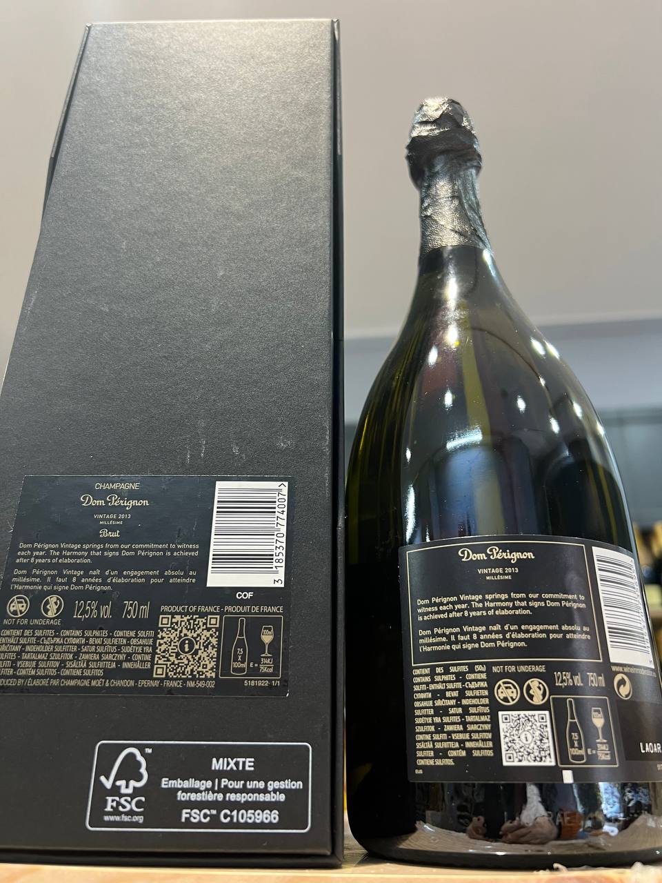 Champagne Dom Pérignon Vintage  2013 - Con Astuccio