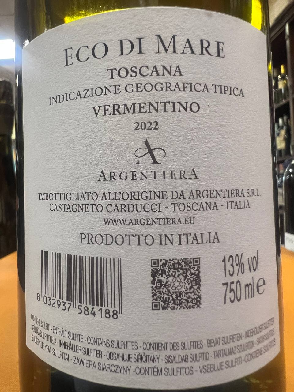 Eco di Mare 2022 Argentiera Vermentino Toscana IGT