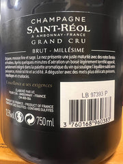 Saint-Réol Élégance 2012 Champagne Grand Cru (Astucciato)