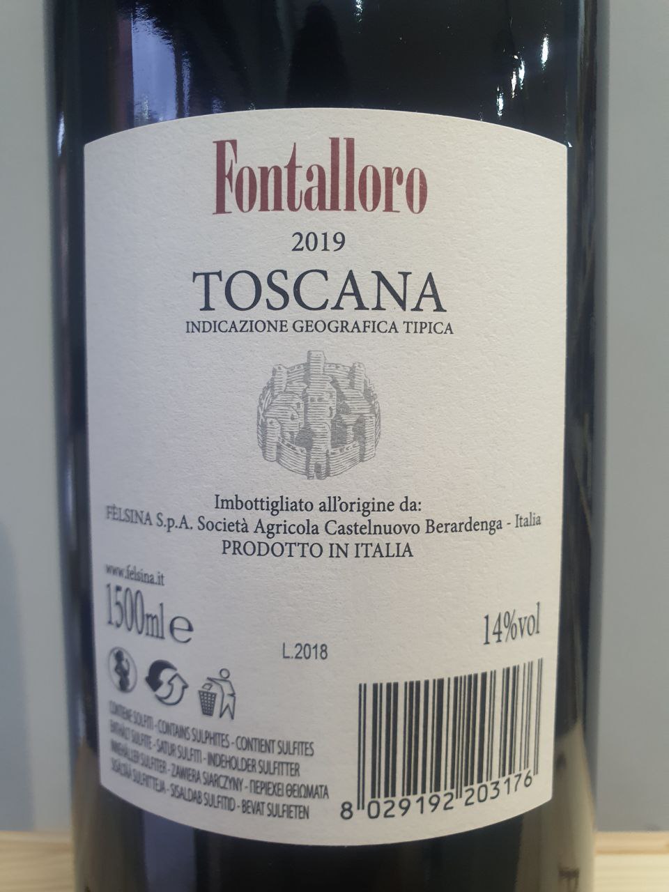 Fontalloro Magnum 2019  Felsina IGT Toscana