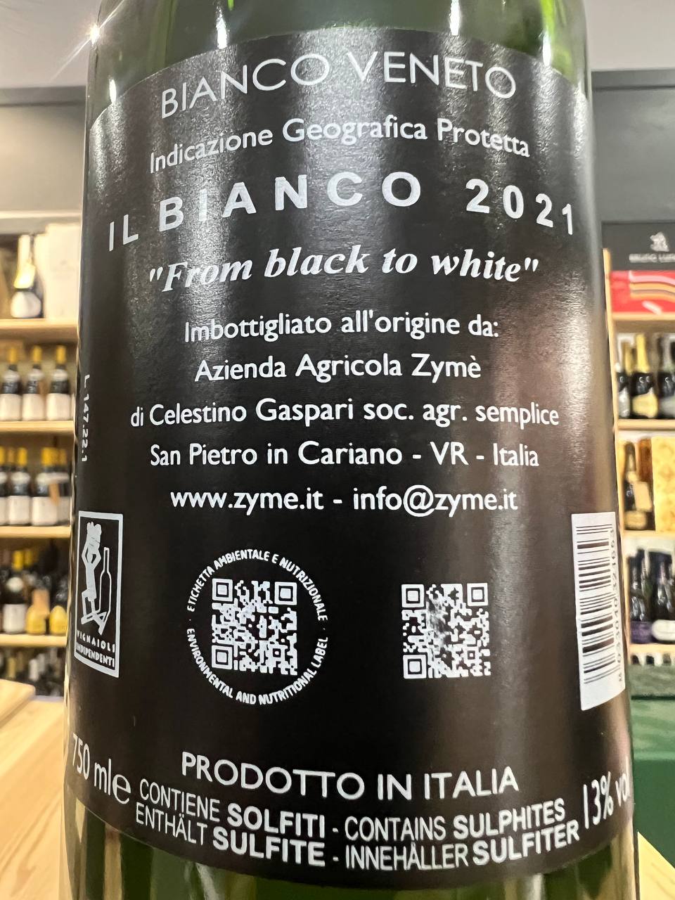 "From Black to White" Bianco Zymé 2021