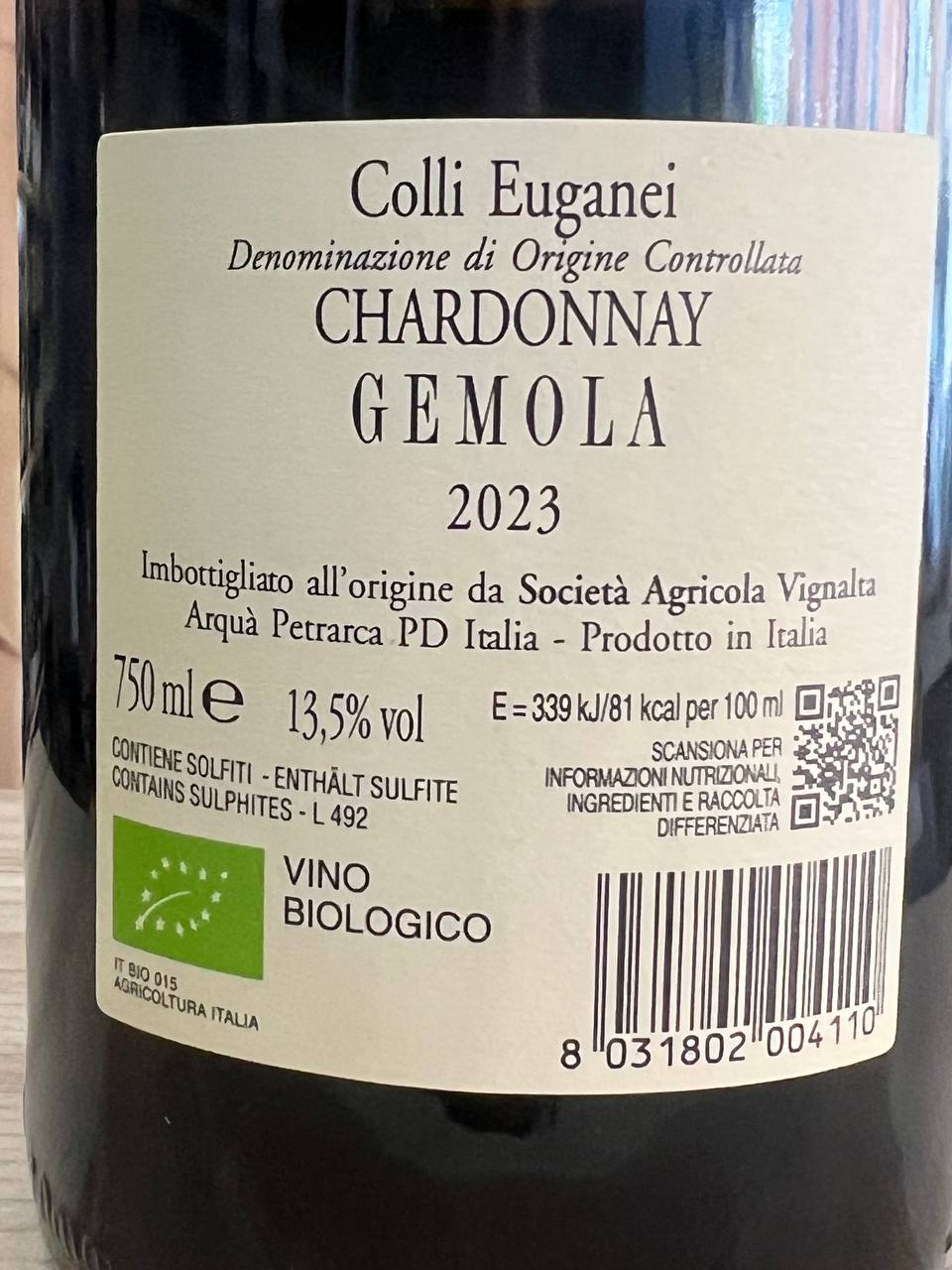 Gemola Bianco Vignalta 2023