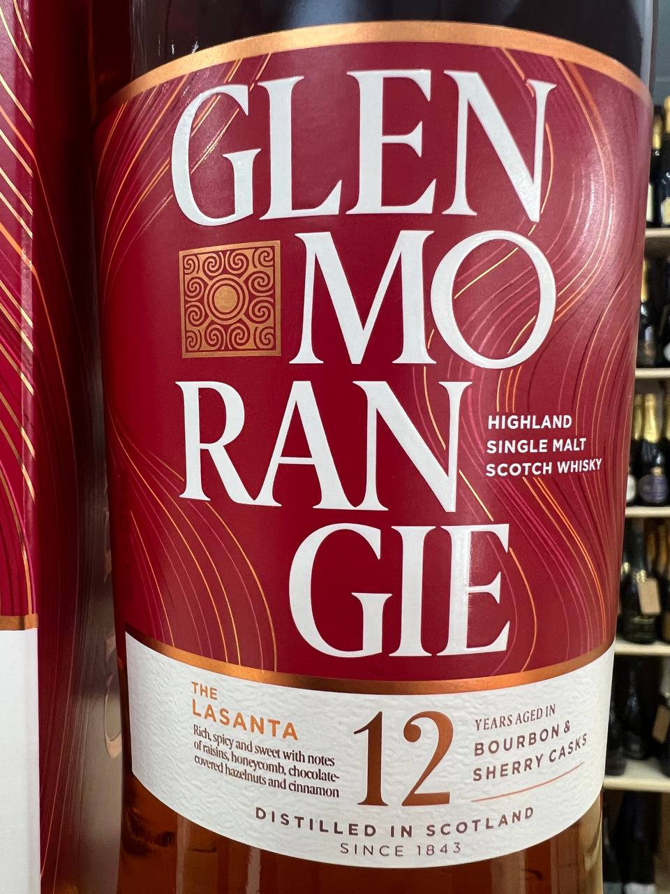 Lasanta Glenmorangie Whisky Single Malt Sherry Cask Finish 12 Anni