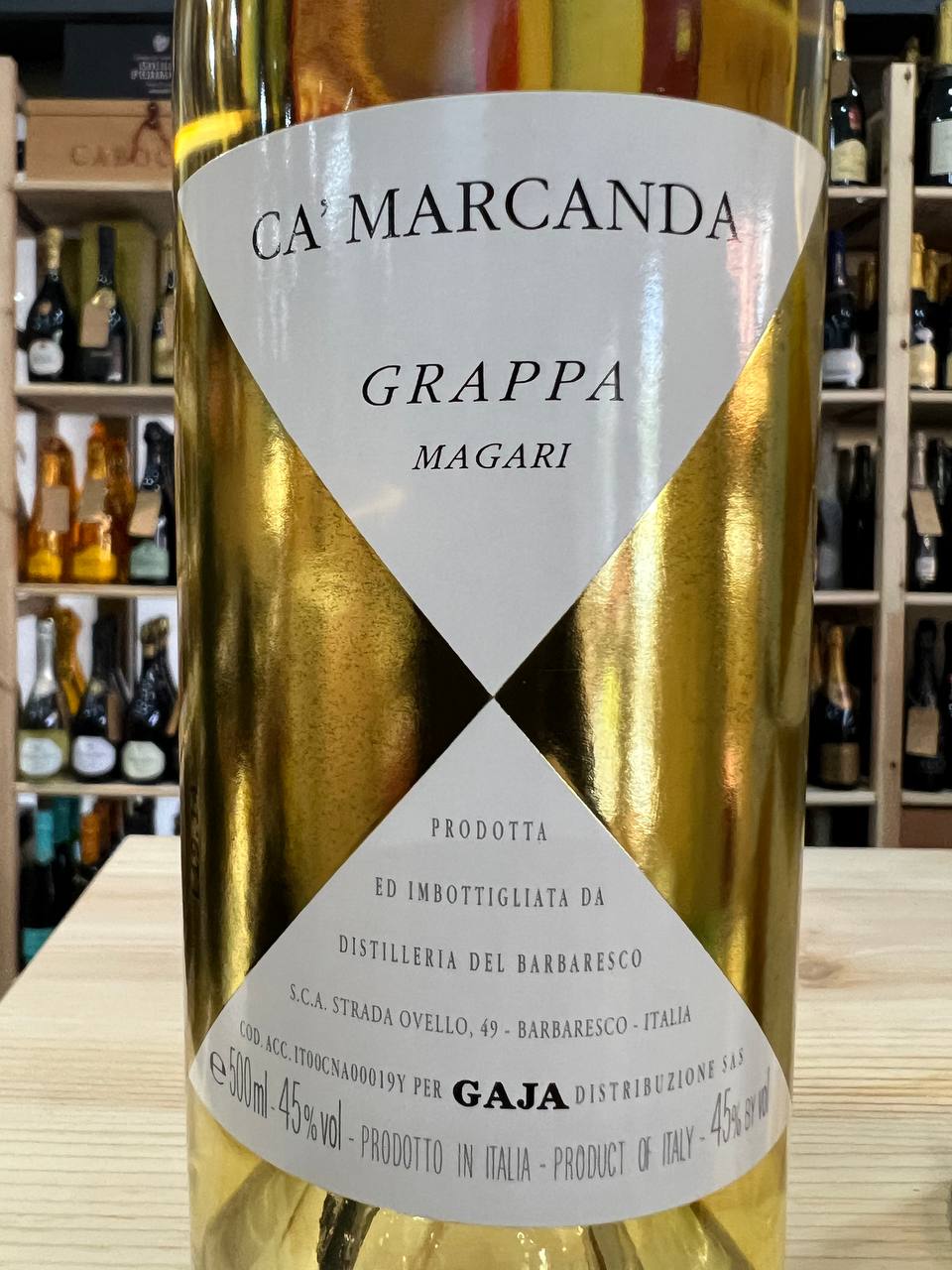 Grappa Ca' Marcanda Magari Gaja Astucciata