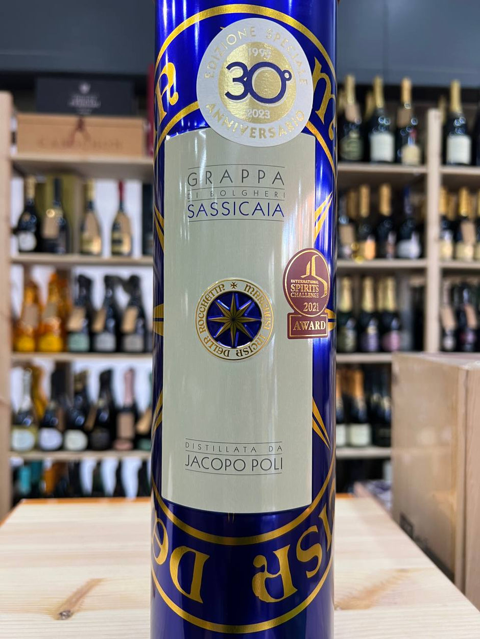 Grappa di Bolgheri Sassicaia ＆ グラスセット Grappa di Sassicaia Edizione Speciale 30 anni (Astucciata) – HTShop.it