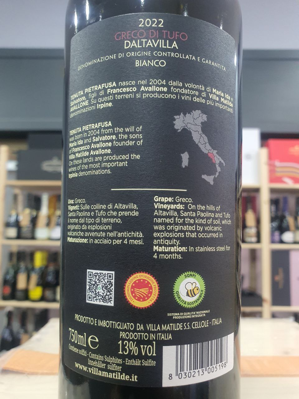 Greco di Tufo Daltavilla DOCG 2022 - Villa Matilde