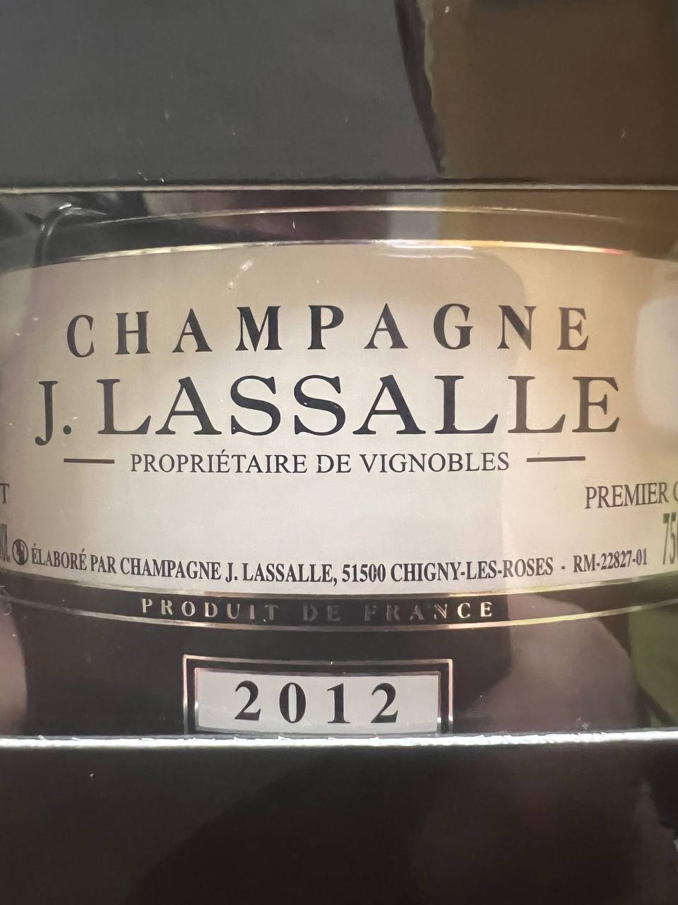 Champagne J. Lassalle 2012 Special Club - Premier Cru