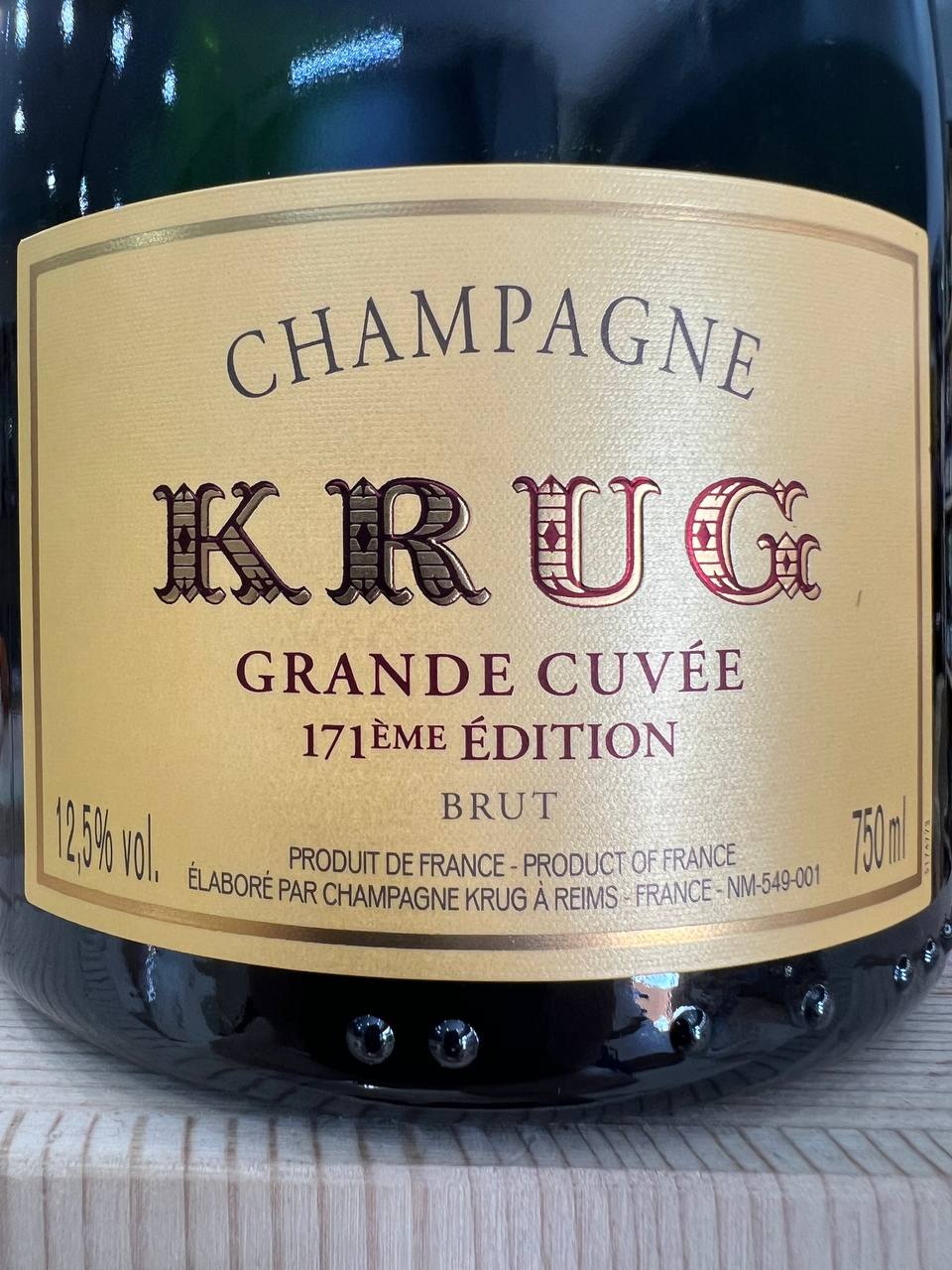 Champagne Krug Brut Grande Cuvée 171ème Édition Astucciato