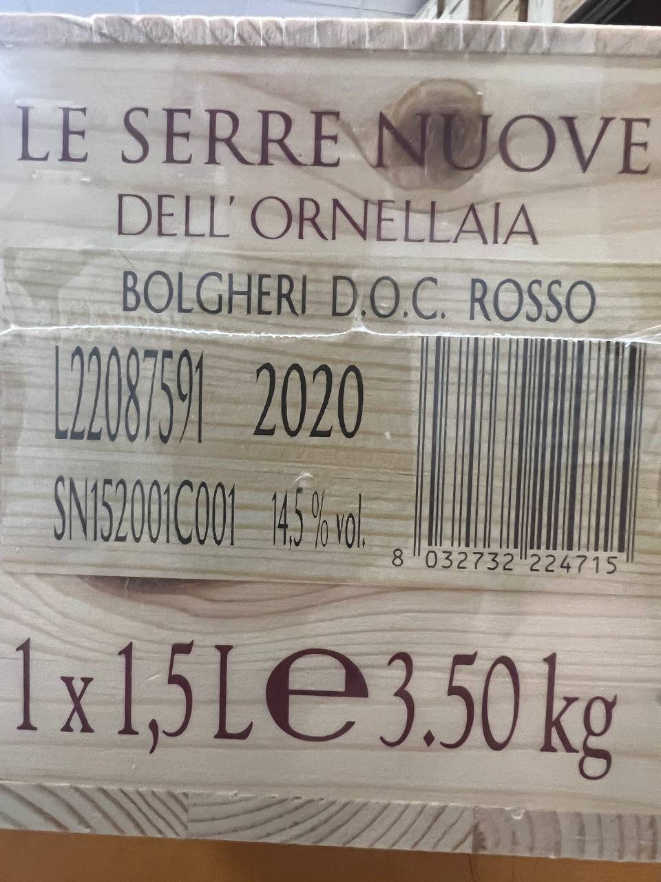 Le Serre Nuove Dell'Ornellaia Magnum 2020 - Bolgheri Rosso