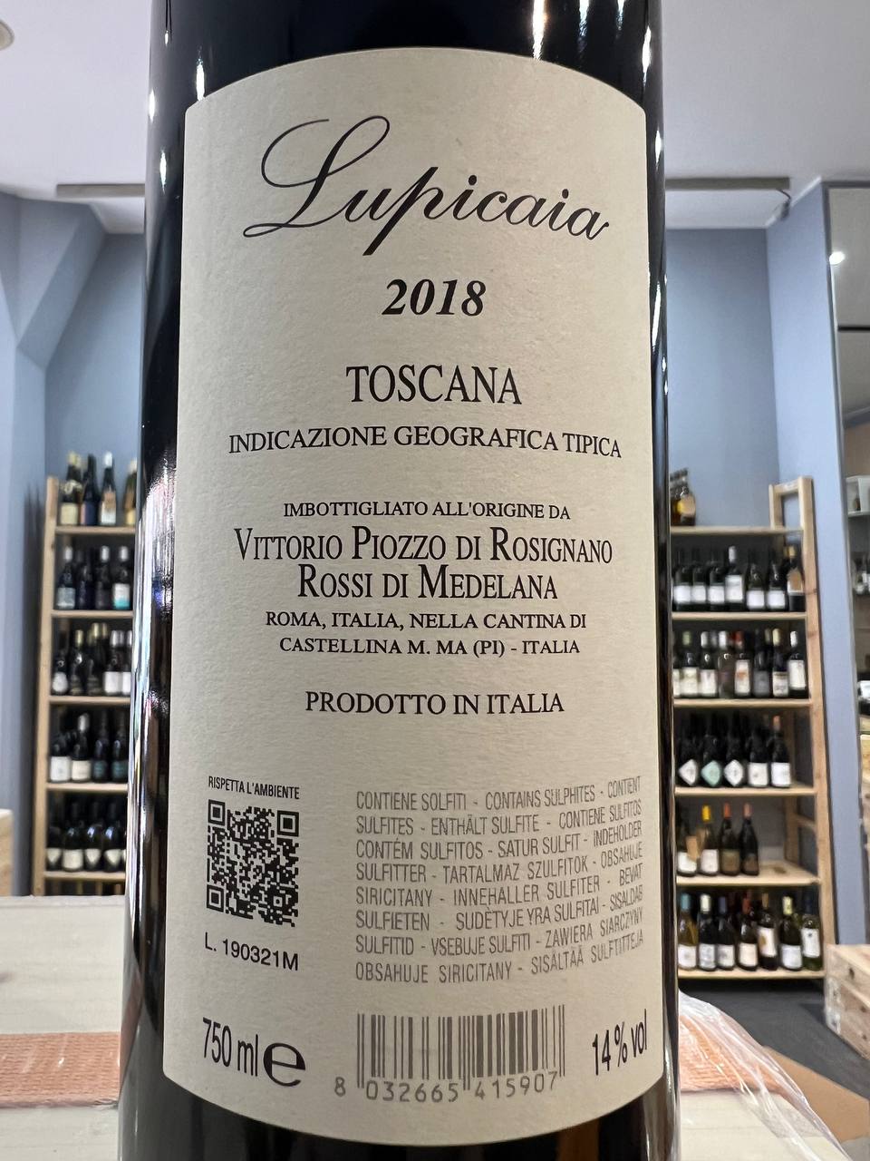 Lupicaia 2018 Castello Del Terriccio