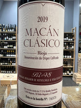 Carica l&#39;immagine nel visualizzatore Galleria,Rioja DOC Macan Clasico 2019