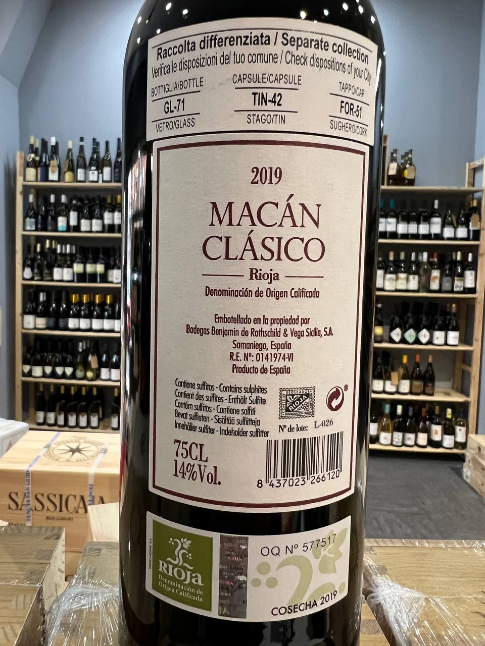 Rioja DOC Macan Clasico 2019