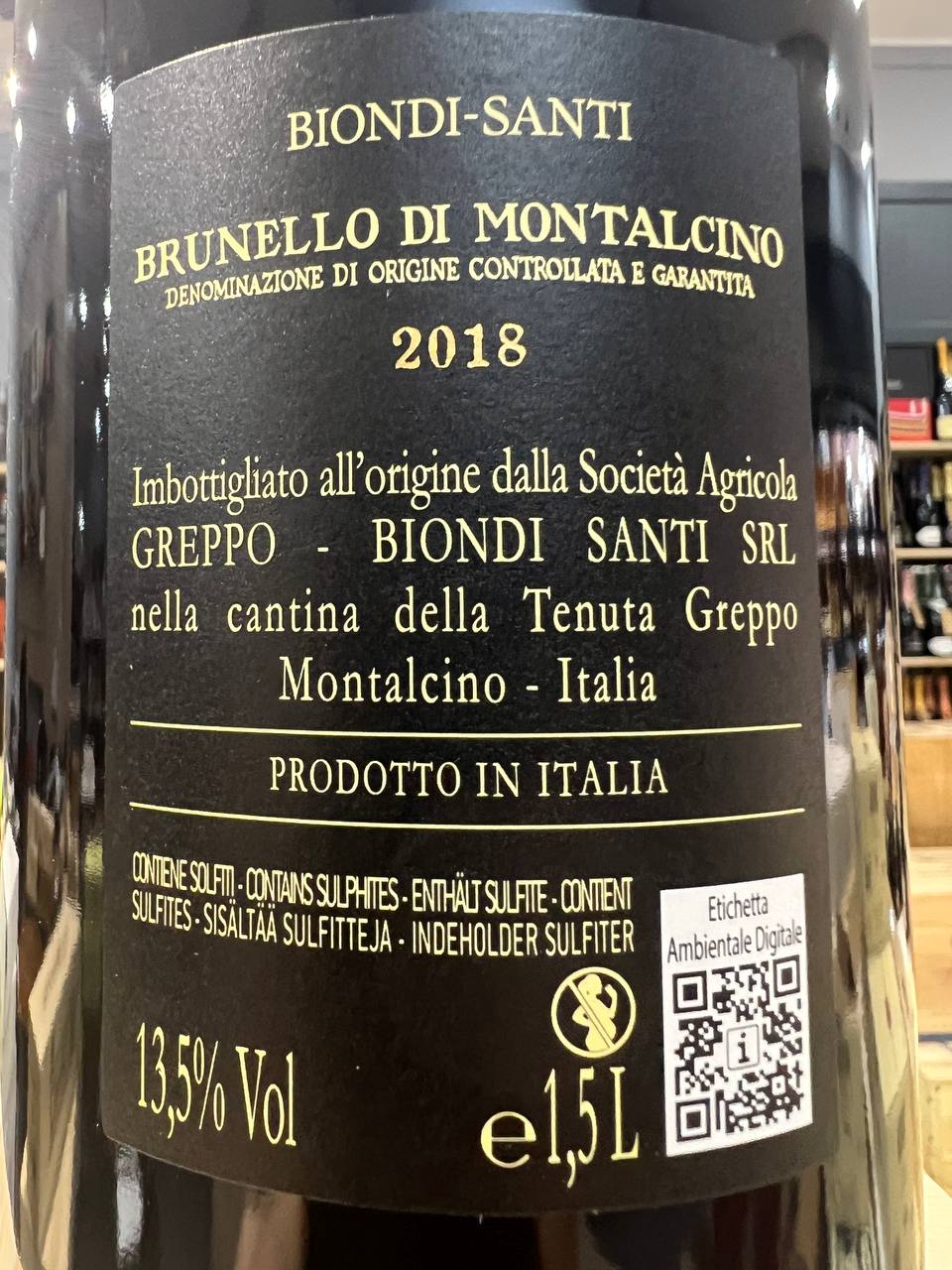 Magnum Brunello di Montalcino Biondi-Santi 2018 - Tenuta Greppo (copia)